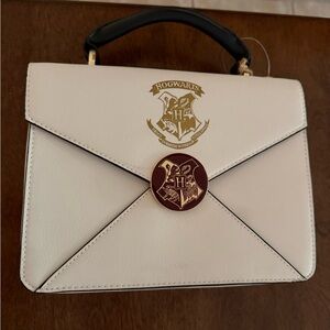 Hogwarts White and Black Crossbody Bag